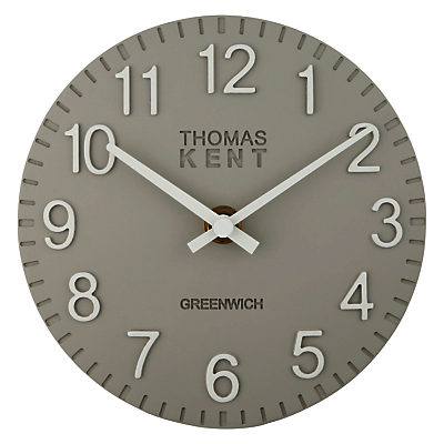 Thomas Kent Cotswold Mantel Clock Grey